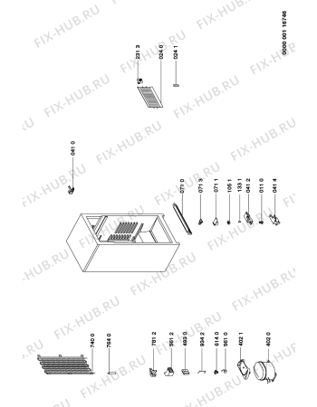 Схема №3 ART 654/GRN/LH с изображением Холдер для холодильника Whirlpool 481944950005
