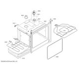 Схема №6 HEN234Y с изображением Фронтальное стекло для электропечи Bosch 00711687