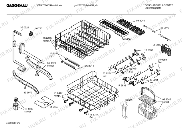 Схема №4 GM276760 с изображением Держатель для посудомоечной машины Bosch 00488152