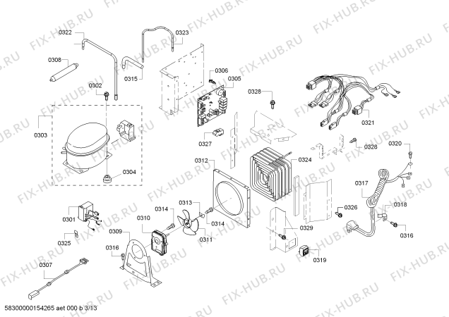Схема №8 KBUIT4865E с изображением Винт для посудомоечной машины Bosch 00621400