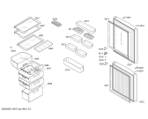 Схема №3 KK23V71TI с изображением Дверь для холодильника Siemens 00242706