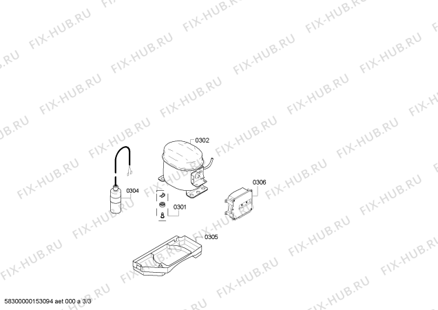 Схема №2 K6614X8 с изображением Дверь для холодильника Bosch 00247348