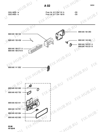 Взрыв-схема посудомоечной машины Zanker GSU 4655B  -D- - Схема узла Section1