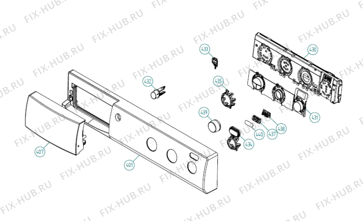 Взрыв-схема стиральной машины Gorenje ISEDV06 UK   -White (900002560, TD25.3) - Схема узла 04