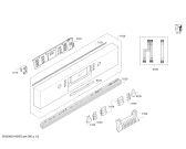 Схема №5 SMI53M22EU SuperSilence с изображением Передняя панель для посудомойки Bosch 00741907