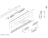 Схема №4 SN56M680SK с изображением Набор кнопок для посудомоечной машины Siemens 00613647