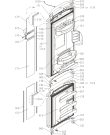 Схема №1 NRK2000P2 (286319, HZOKF3561PBF) с изображением Ручка двери для холодильника Gorenje 263268