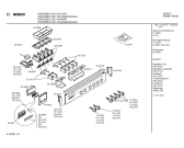 Схема №4 HEN222BEU с изображением Панель управления для плиты (духовки) Bosch 00296153