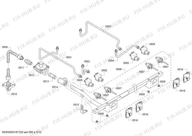 Схема №10 P364GLCLP с изображением Блок подключения для электропечи Bosch 00601543