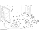 Схема №6 SMI53M95EU с изображением Силовой модуль запрограммированный для посудомоечной машины Bosch 00659698