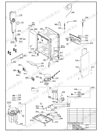 Схема №2 DIS 1501 (7682788345) с изображением Провод для электропосудомоечной машины Beko 1765410600