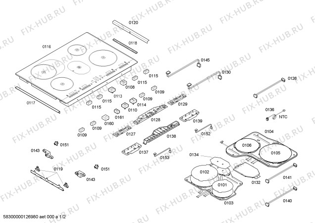 Схема №2 EH78S501 Induc.siemn.80.4i(b+wp)tc_mltsld.plat+bs с изображением Стеклокерамика для духового шкафа Siemens 00479792