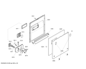 Схема №5 SGI46M46EU с изображением Передняя панель для посудомоечной машины Bosch 00663889