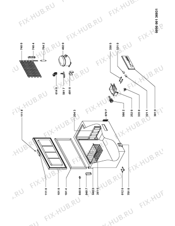 Схема №1 CAH-408 с изображением Рукоятка для холодильника Whirlpool 481246268949