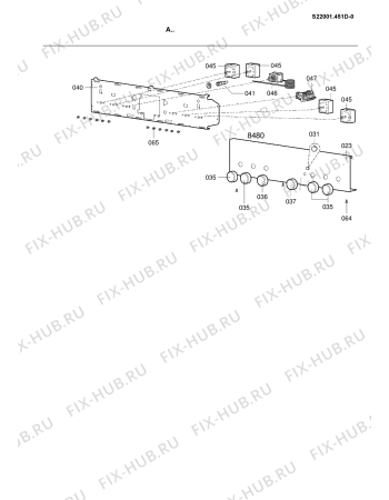 Схема №8 CS 8480 SCHWARZ с изображением Обшивка для плиты (духовки) Whirlpool 482000018523