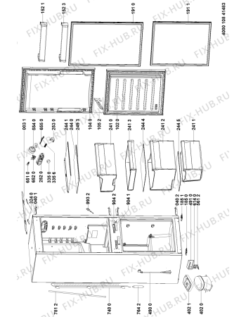 Схема №1 IB 7030 A1 D.UK с изображением Термостат для холодильника Whirlpool 481010800710