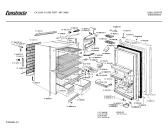 Схема №2 KE214458 с изображением Внутренняя дверь для холодильника Siemens 00221313