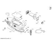 Схема №3 BHS4N1 flexa с изображением Нижняя часть корпуса для пылесоса Bosch 00661435