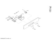 Схема №3 HBA43B161F с изображением Панель управления для электропечи Bosch 00748376