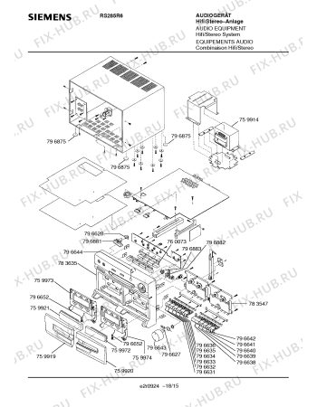 Схема №16 RS285R6 с изображением Инструкция по эксплуатации для аудиоаппаратуры Siemens 00531258