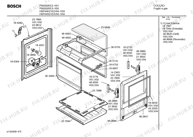 Схема №2 P00209CE3 с изображением Решетка для гриля для духового шкафа Bosch 00365780