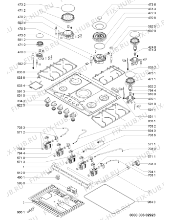 Схема №1 AKM 394/IR с изображением Втулка для электропечи Whirlpool 481060117011