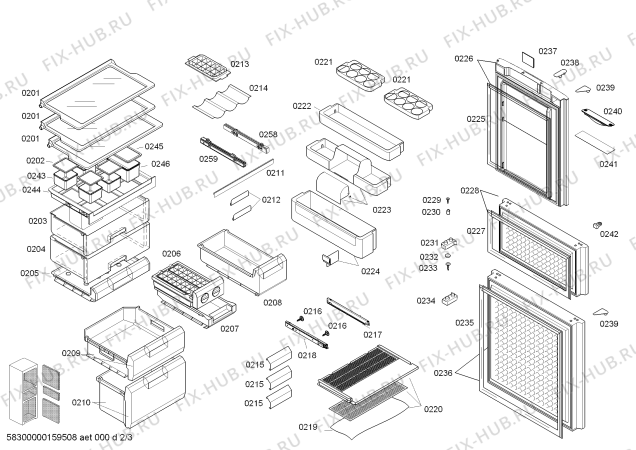 Схема №3 KKF287S5TI с изображением Сетевой модуль для холодильника Bosch 00627431