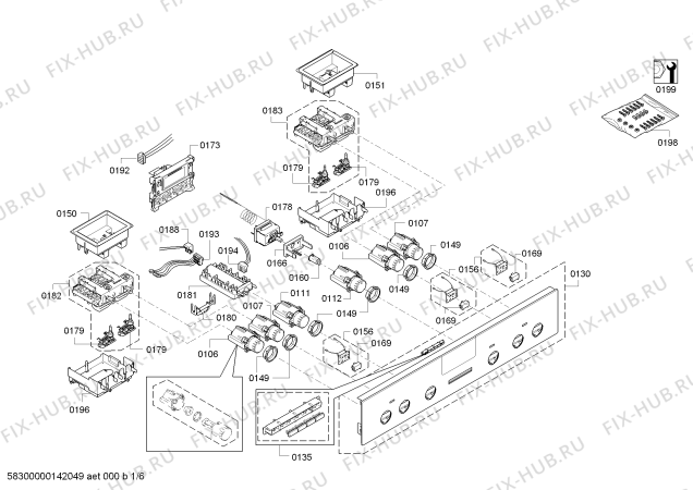 Схема №3 HB23AB511S Renner FTH с изображением Часы для духового шкафа Siemens 00645545