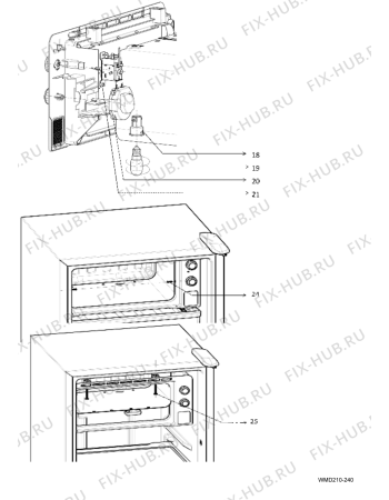 Схема №3 WMD 210 SL с изображением Всякое для холодильника Whirlpool 482000024238