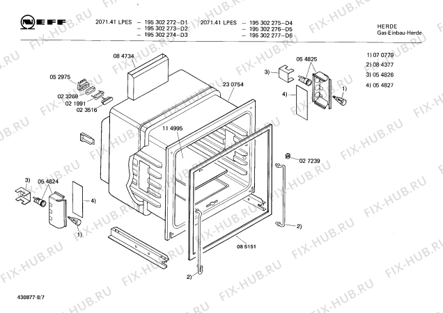 Схема №6 195302275 2071.41LPES с изображением Панель управления для плиты (духовки) Bosch 00115947