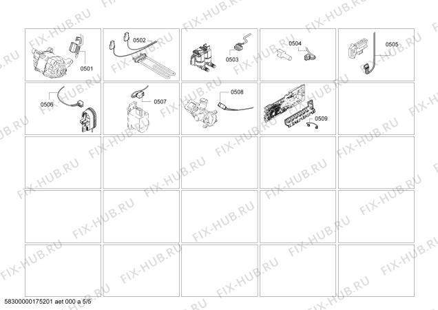 Схема №3 WM10K20SME IQ 300 с изображением Корпус для стиралки Bosch 00713815