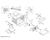 Схема №6 HES7282U с изображением Тепловой экран для духового шкафа Bosch 00681460