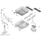 Схема №6 SGV43E83EU с изображением Передняя панель для посудомойки Bosch 00662231