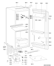 Схема №1 ARG 729/A++ с изображением Дверь для холодильника Whirlpool 481010464998