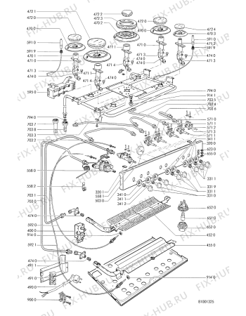 Схема №2 ACM 307 WH с изображением Рассекатель для духового шкафа Whirlpool 481236078039