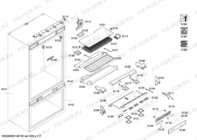 Схема №3 T36IT71FN с изображением Стеклопанель для холодильника Bosch 00681886