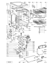 Схема №2 ADL 310 с изображением Обшивка для посудомоечной машины Whirlpool 481245371167