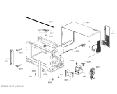 Схема №4 BFL634GW1 с изображением Дверь для электропечи Bosch 00772423