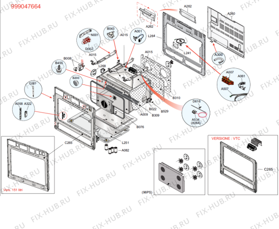 Схема №4 TWM951CGE2 с изображением Панель для плиты (духовки) Whirlpool 482000096653