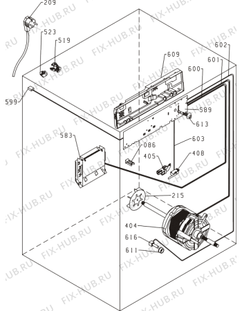 Взрыв-схема стиральной машины Smeg DRY61E-2 (239506, SPO1) - Схема узла 03