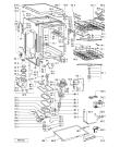 Схема №2 ADP 2552 SIL с изображением Панель для электропосудомоечной машины Whirlpool 481245370706