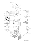 Схема №1 7O 5FA 841 JH IX HA с изображением Дверца для духового шкафа Whirlpool 481010869973