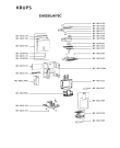 Схема №3 EA824054/70C с изображением Держатель фильтра для электрокофемашины Krups MS-5370796