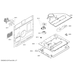 Схема №7 P1HCB21325 с изображением Планка для духового шкафа Bosch 00475992