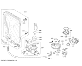 Схема №4 SMU58M02SK с изображением Передняя панель для посудомойки Bosch 00670764