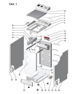 Схема №4 ATL63TXFRA (F015697) с изображением Инструкция по обслуживанию для стиральной машины Indesit C00055452