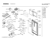 Схема №1 KS40U641NE с изображением Дверь для холодильника Siemens 00473051