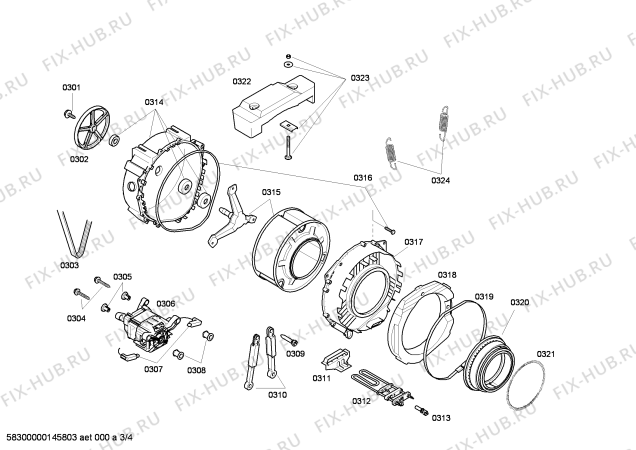 Схема №2 WXS109PTI SIEMENS Color 2000 XS с изображением Ручка для стиральной машины Siemens 00492781