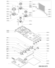 Схема №1 AKM 260/AE/01 с изображением Кнопка для духового шкафа Whirlpool 481241278787