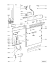 Схема №2 ADL 441 NB с изображением Панель для посудомоечной машины Whirlpool 481245373597